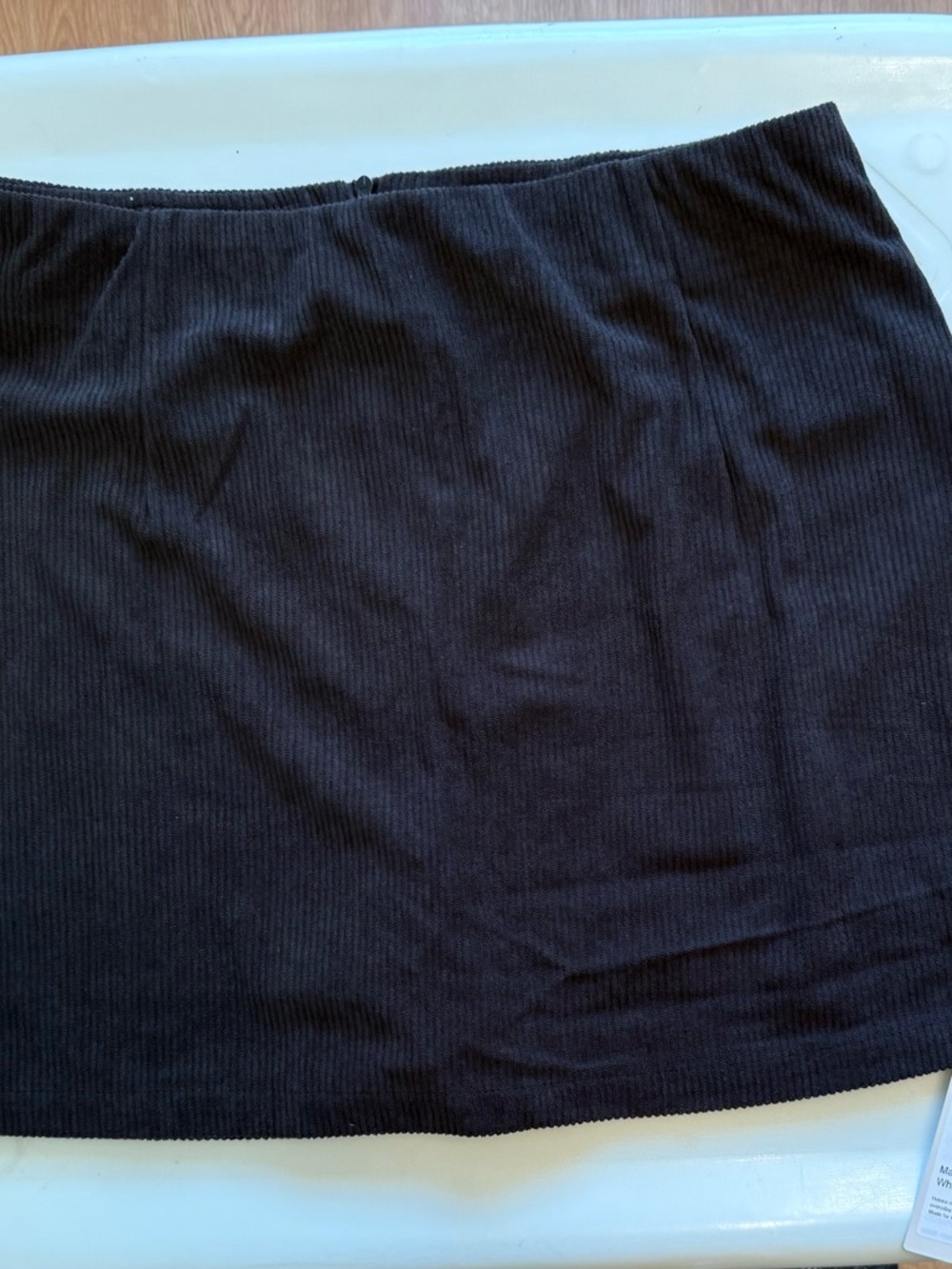 NWT Halara Corduroy Mini Skort, Black - Picture 3 of 7